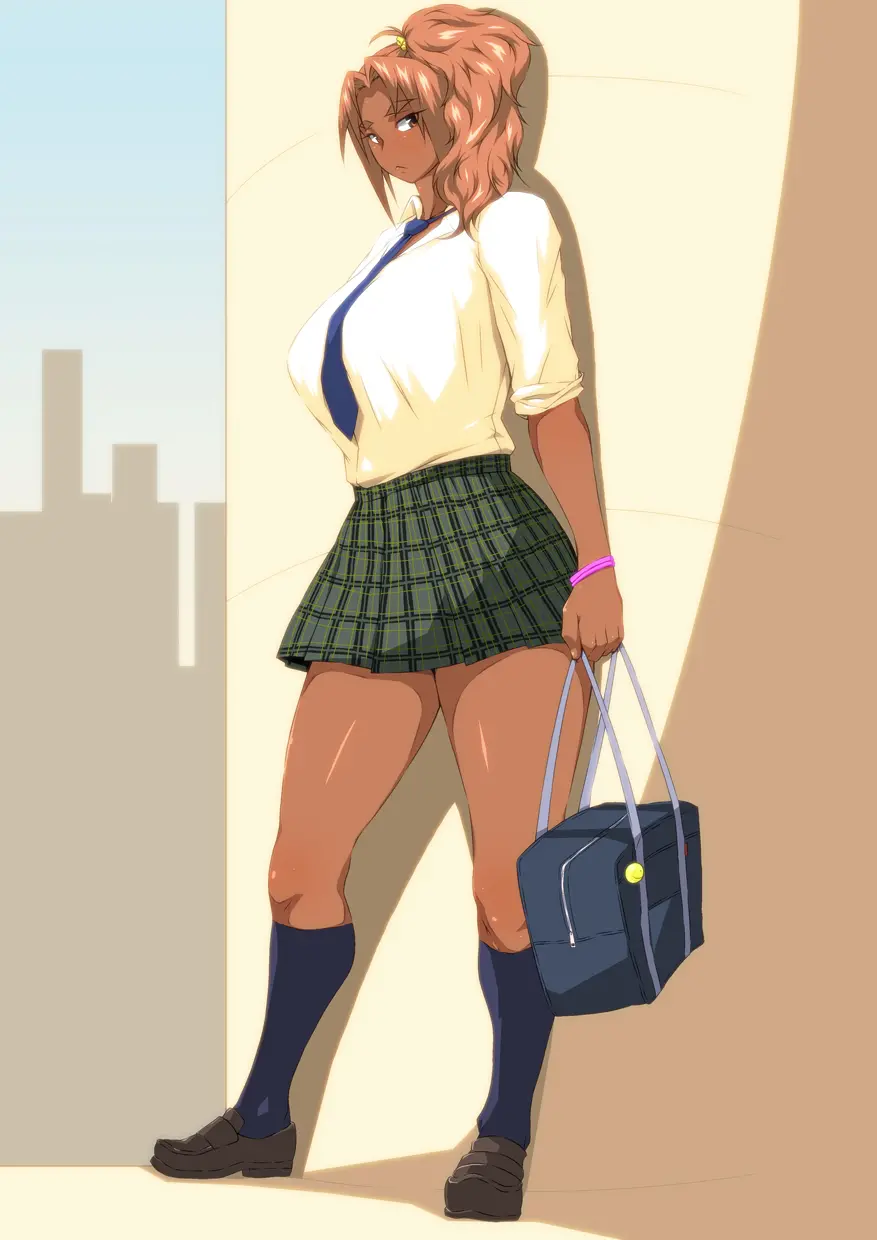 Kuro Gal O Kareshi Ni Naisho De Hame Ryokou Ni Tsuretetta.